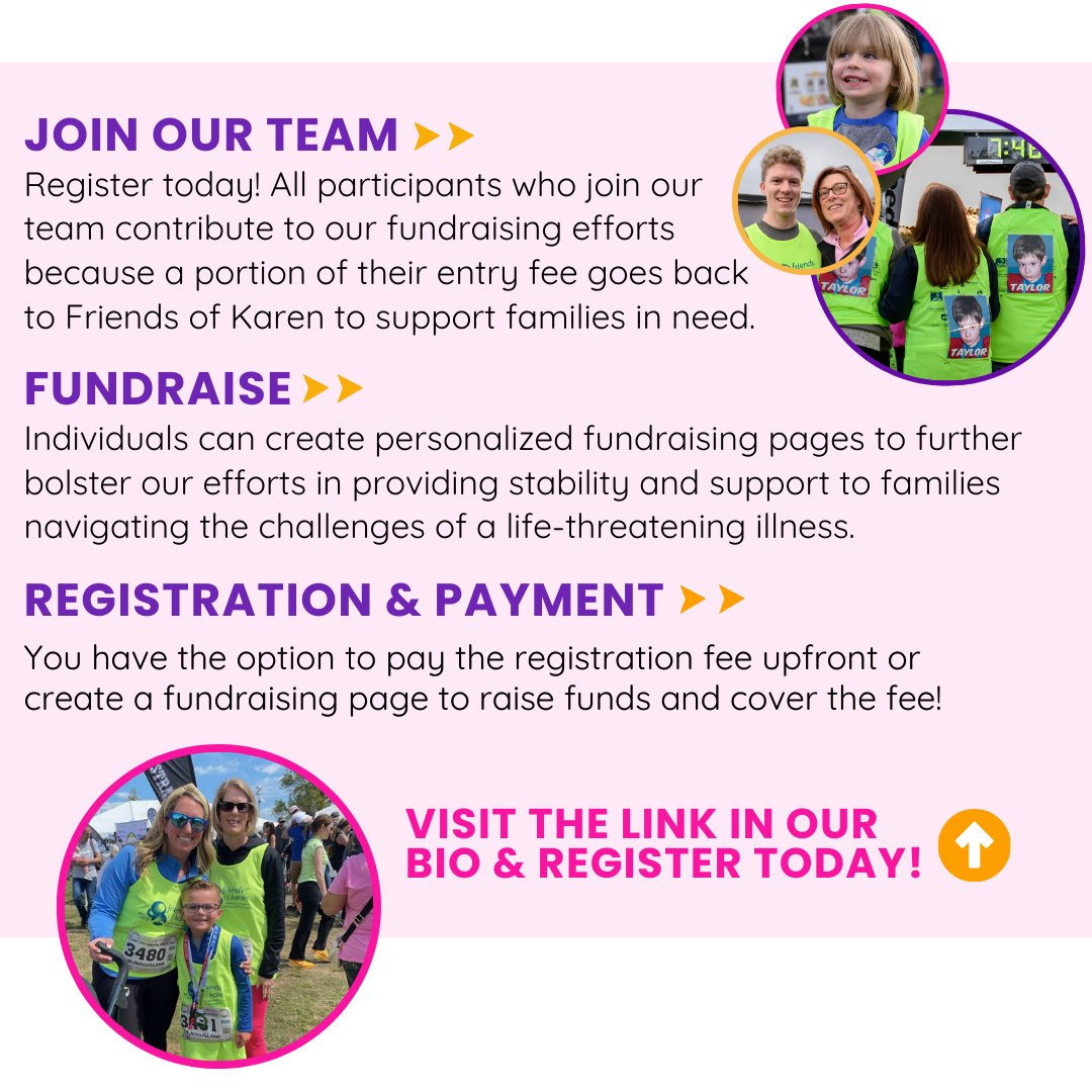 Lace up and make a difference! Join the Friends of Karen 5K Team at the Long Island Marathon on Friday, May 2nd at Eisenhower Park. 
Don’t miss this exciting night run! Click here to register. friendsofkaren.org/friends-of-kar…
#FriendsOfKaren #LongIslandMarathon #AlwaysGold