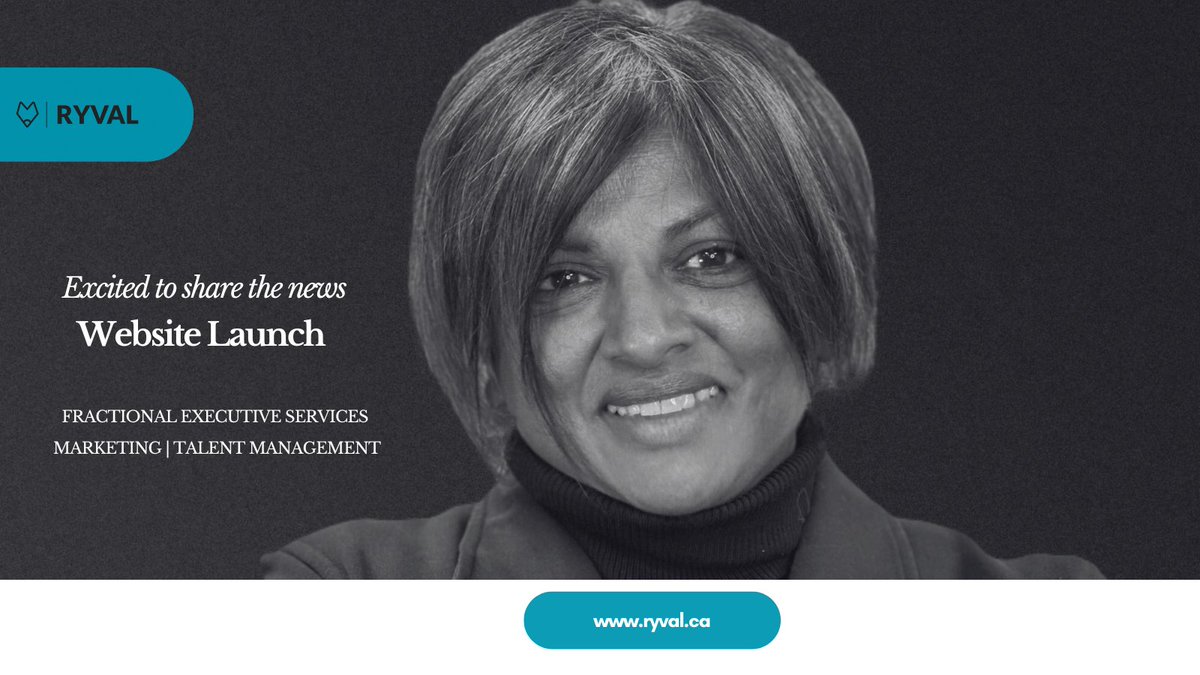 Excited to launch my new site! Need strategic marketing without a full-time hire? Here’s what I offer:
Strategic guidance, exec skills w/o the full-time cost, and flexibility to scale marketing efforts as your business grows.

🔗 Ready to level up? Visit ryval.ca