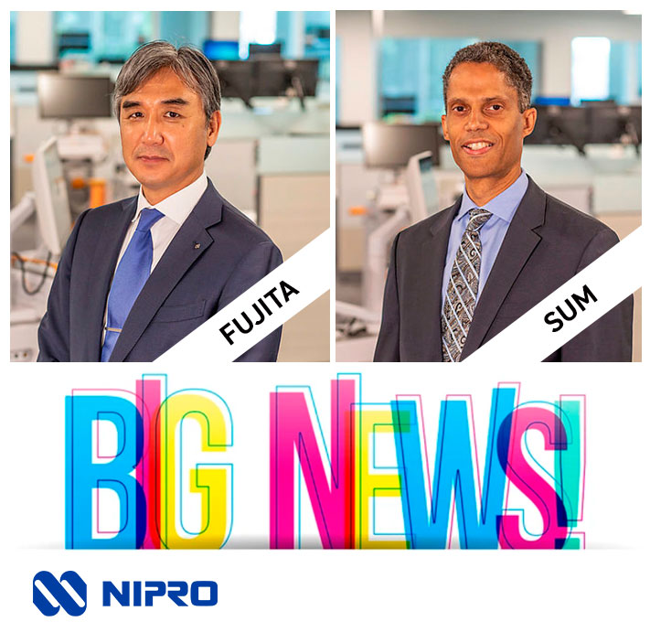 🎉 We’re excited to announce Nozomu "Fuji" Fujita’s promotion to Exec. Officer, Nipro Corp, &amp; Steve Sum, PhD, as our new President &amp; CEO! Fuji will continue driving our vision, while Steve leads us into a new era of innovation. Join us in celebrating their success! 🚀