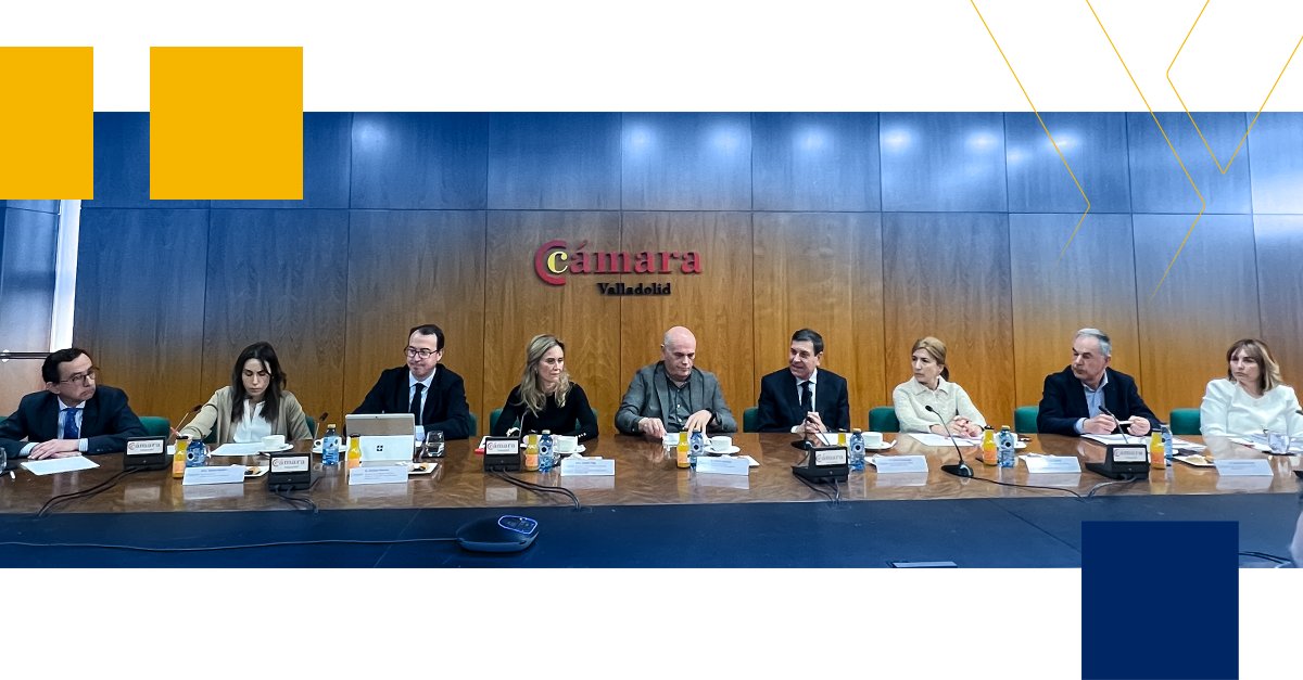 📢 Synersight at the SME Commission of the Spanish Chamber of Commerce

Our Corporate Director, Catalina Aguado, joined the SME Commission at <a href="/cam_valladolid/">Cámara de Valladolid</a> , discussing regulatory flexibility, talent mobility &amp; access to grants with industry leaders. 💡🤝
<a href="/camarascomercio/">Cámara de España</a>