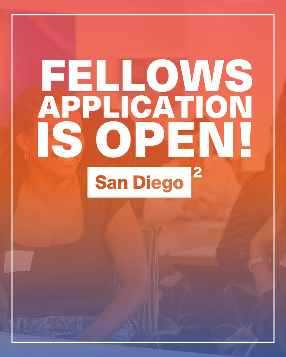 The application for our 2025-2026 Fellows cohort is officially open! This yearlong STEM experience is a game-changer for San Diego high schoolers, offering mentorship, company tours, and a powerful network to support your success.
Learn more and apply: bit.ly/4igPz6x