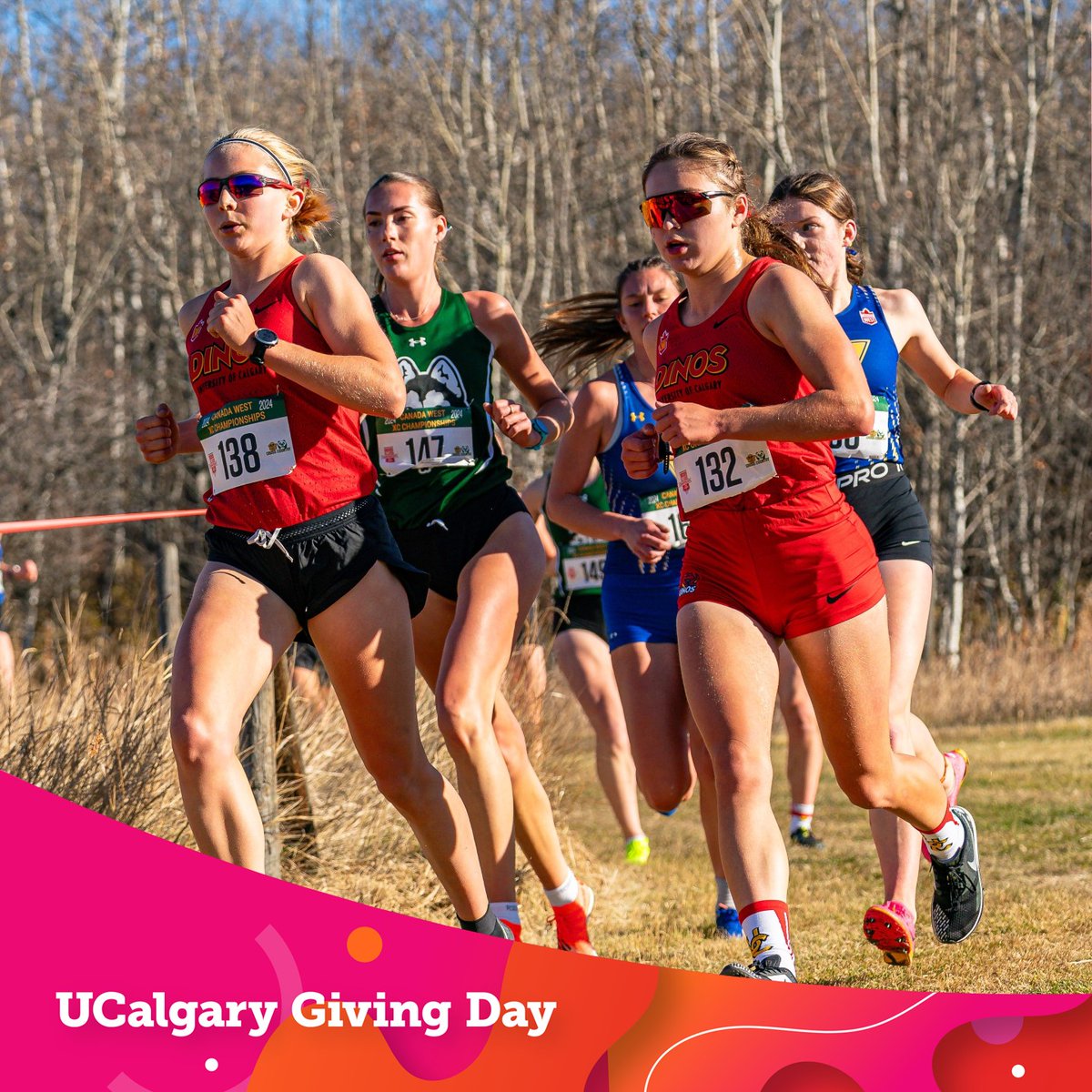 Go the distance this #UCalgaryGivingDay when you make a gift towards the TFXC teams! 🏃

Your support helps student-athletes thrive! All gifts are matched 1:1 up to $2,500 while funds last.

Get a running start and gift as early as today!
➡️ godinos.com/giving-day-2025

#GoDinos