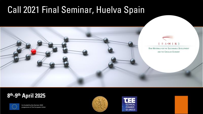 Los próximos días 8 y 9 de abril tendrá lugar en <a href="/UniHuelva/">Universidad de Huelva</a> el seminario final de la convocatoria 2021 de ERA-MIN 3. 

📍En la <a href="/etsi_uhu/">ETSI UHU</a> a las 8.45h ⏱️

+ Info: era-min.eu/news/era-min-3…
