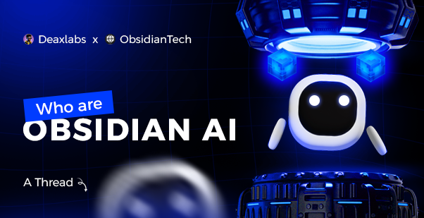 coindeax's tweet photo. Wake up to a world where emails sort themselves, code writes itself, and trading bots work for you. The future? No—Obsidian AI is making it happen today! #AI #Blockchain #Web3 #NFT #DeFi #Innovation #TechA thread👇📷
@ObsidianTech_ https://t.co/qGZndu1U65