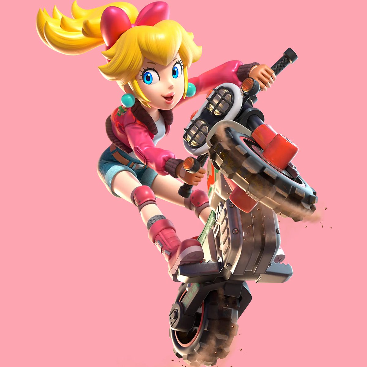 HQ version of Peach's Mario Kart World render!