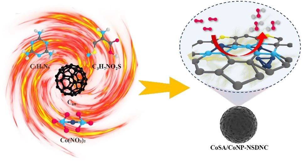 142. Synergistic Single-Atom and Clustered Cobalt Sites on N/S Co-Doped Defect Nano-Carbon for Efficient H2O2 Electrosynthesis
Yuzhong Huang, Chang Zhang, Xingyu Wang, Yuji Wu, Jun Lv, Jian Zhang, Wangqiang Shen* &amp; Xing Lu*
Nano-Micro Lett. 17, 142 (2025).
doi.org/10.1007/s40820…