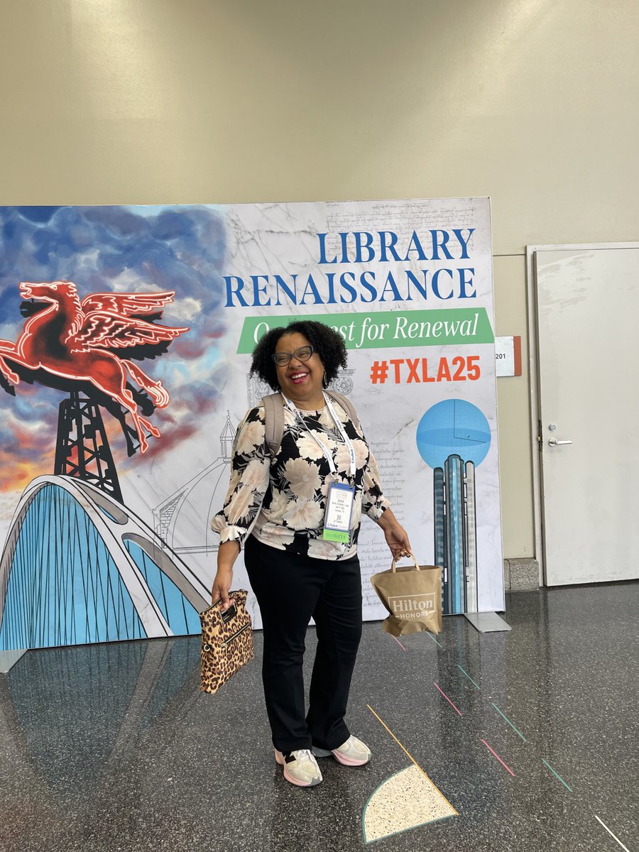 SESSharkLibrary's tweet image. #TXLA25 Day 1 networking with my Katy ISD Librarian peeps I met ⁦@NancyTandon⁩ the author of The Ghost of Spruce Point — I bragged on my 3rd, 4th and 5th Book Club members reading it. ⁦@KChristieLaw⁩ ⁦@katy_libraries⁩ ⁦@schmalzsharks⁩ ⁦⁦@kfoxfix⁩