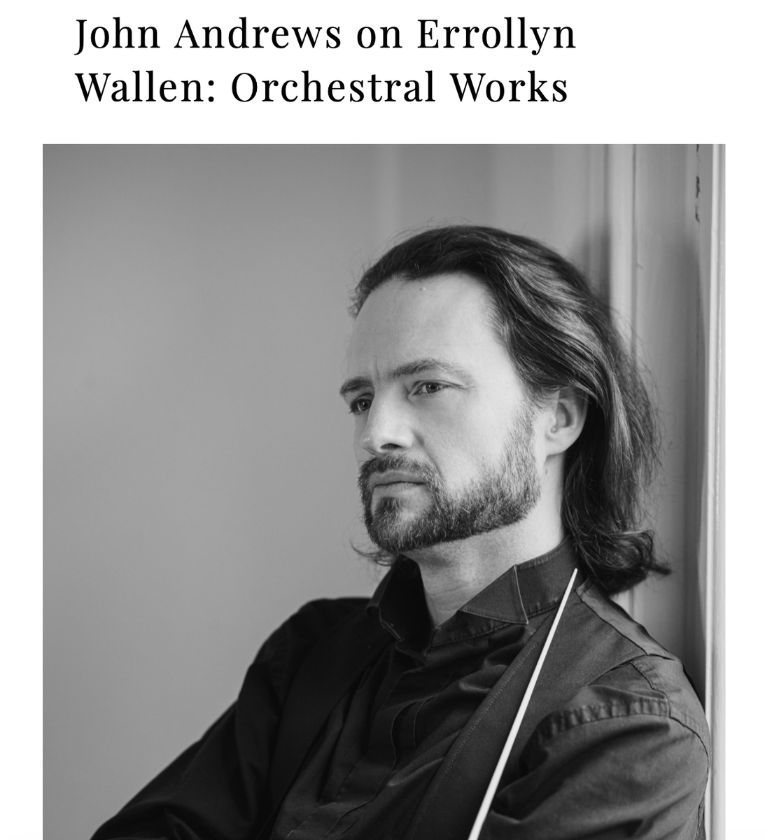 JKAConductor's tweet image. Some thoughts on conducting works by living composers, in relation to our recent disc with @ErrollynWallen. My interview with @notesfrompodium (££) is now online: