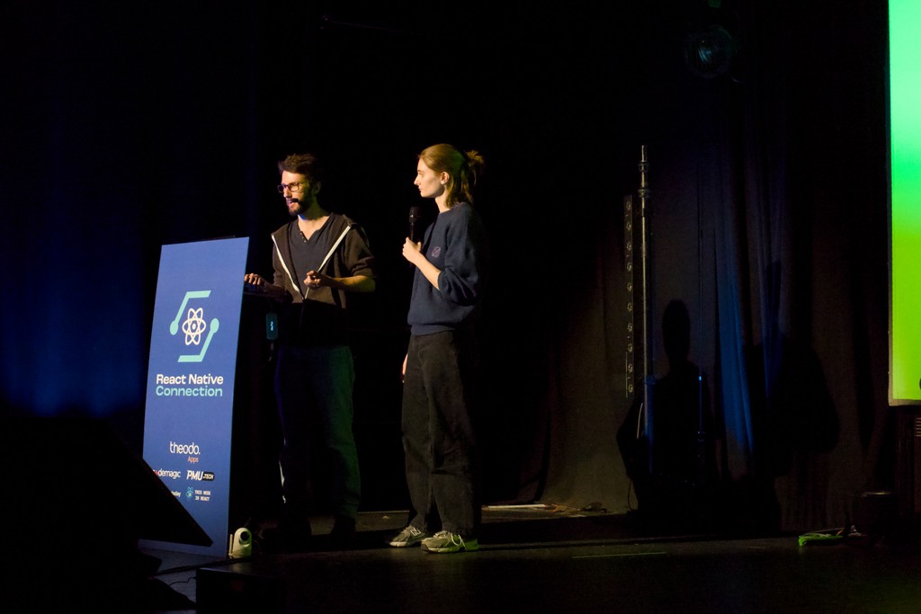 React Native Connection (@reactnativeconn) on Twitter photo The brilliant <a href="/uffoltzl/">Lucie Uffoltz</a> & <a href="/antoinethibierg/">Antoine Thibierge</a> from <a href="/bam_lab/">Theodo Apps</a> basically telling all our colorful React Native lives have been a lie: there are much more precise ways to reproduce color in our apps! The brilliant <a href="/uffoltzl/">Lucie Uffoltz</a> & <a href="/antoinethibierg/">Antoine Thibierge</a> from <a href="/bam_lab/">Theodo Apps</a> basically telling all our colorful React Native lives have been a lie: there are much more precise ways to reproduce color in our apps!