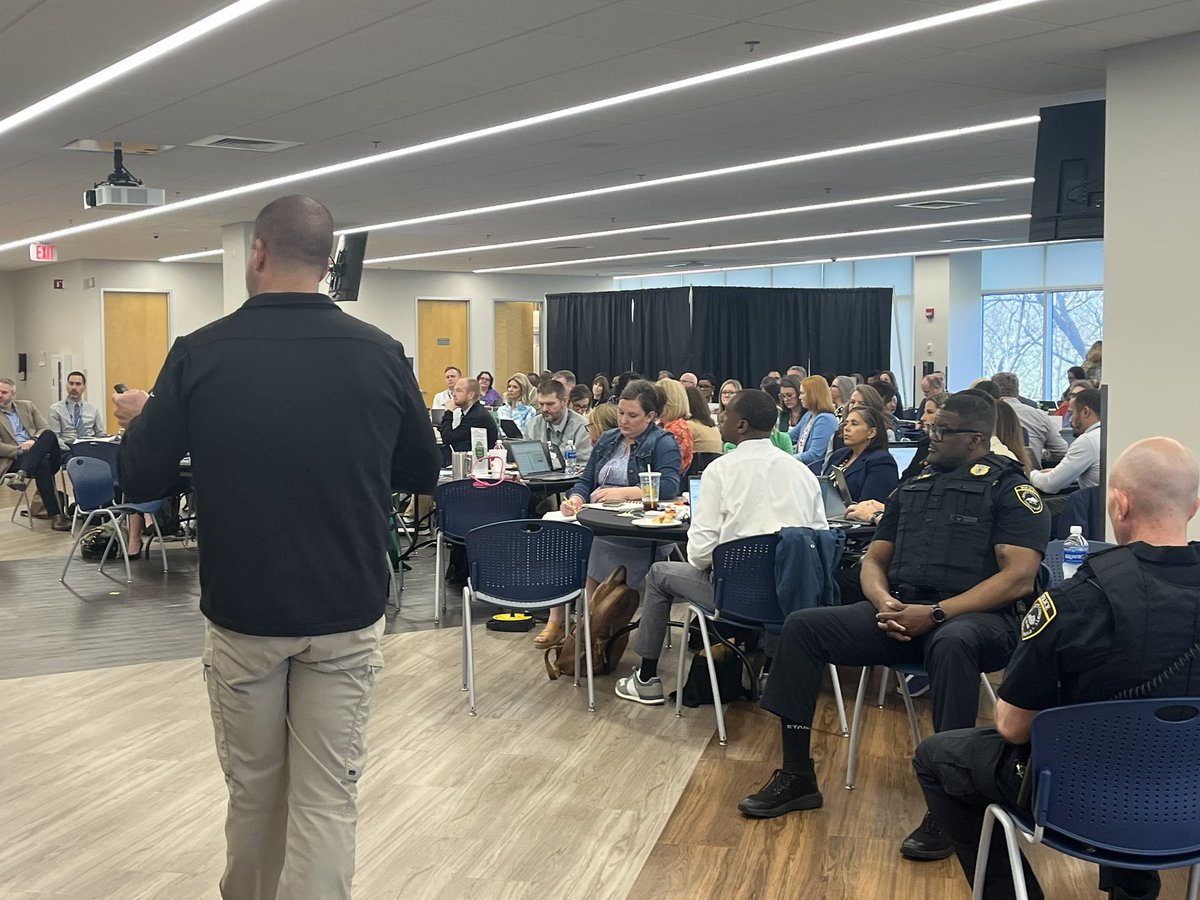Dedicated principals and emergency response professionals learning together about school safety and reunification training in FCPS. I am so proud of our leaders.