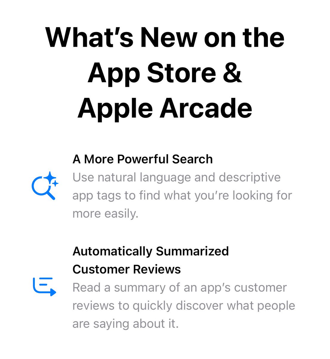sparrowcode_ios's tweet image. Apple is actively rolling out the new search

On 18.4, the welcome screen already shows it as a working feature + active movements in search results over the last month

Observations: keywords separated by commas work better than direct hits (when the key consists of 2-3 words…