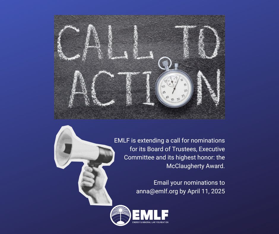 EMLF is extending a call for board and committee members and McClaugherty Award Nominees. Email anna@emlf.org by April 11. See our current board: ow.ly/PFgk50Vcfc1 #EMLF25 #Nominations #McClaugherty