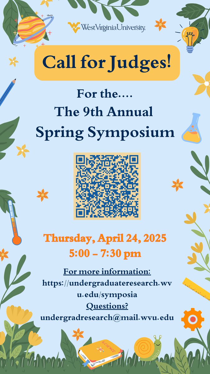 Call for judges! With a record number of presenters we’ll need all the judges we can get! symposium.foragerone.com/9th-annual-spr…