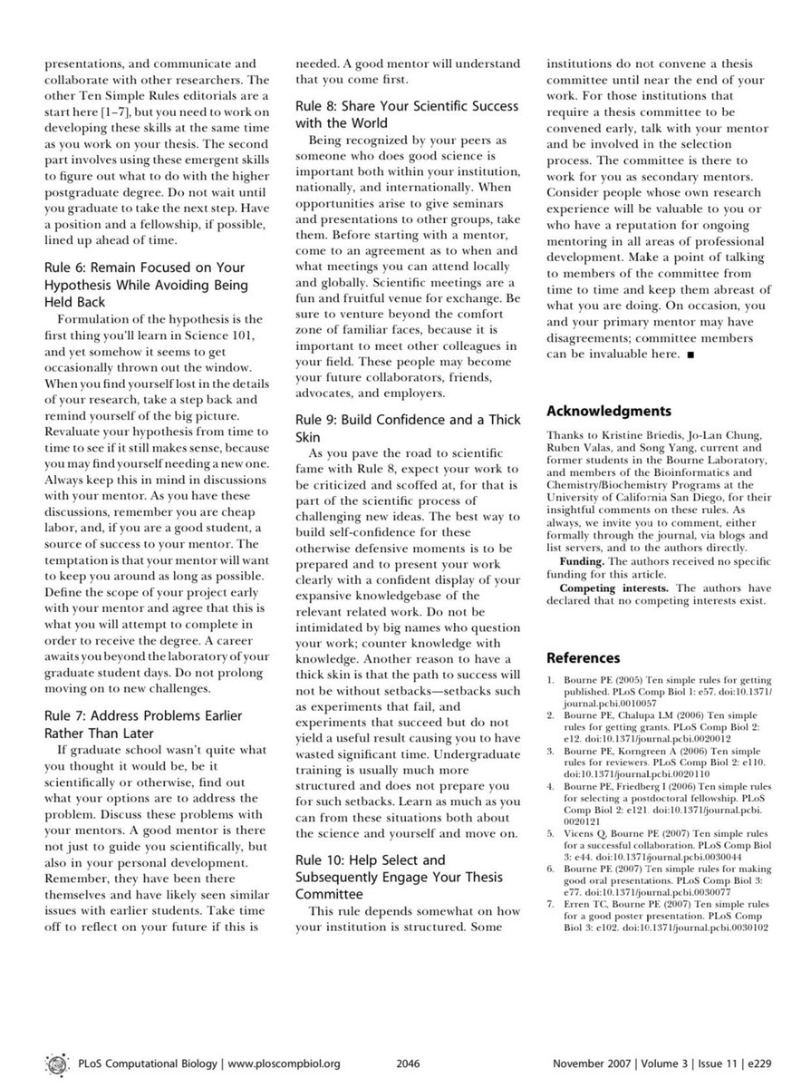 SciencNews's tweet image. Ten simple rules for scientists: Improving your writing productivity

journals.plos.org/ploscompbiol/a…