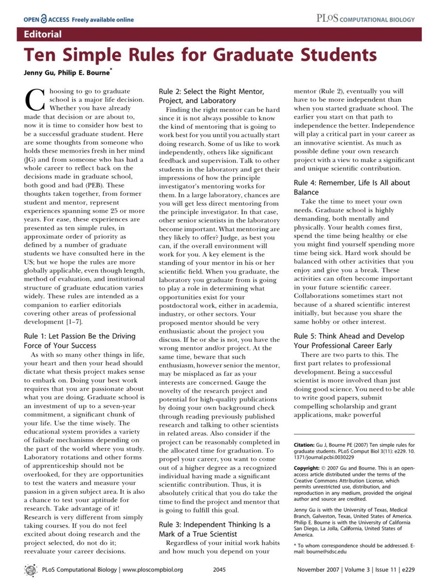 SciencNews's tweet image. Ten simple rules for scientists: Improving your writing productivity

journals.plos.org/ploscompbiol/a…