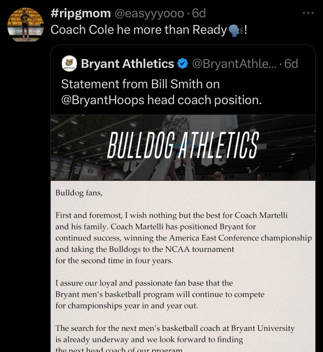 BarstoolBryant's tweet image. LISTEN TO THE PLAYERS 🗣️ @BryantHoops @BryantAthletics
