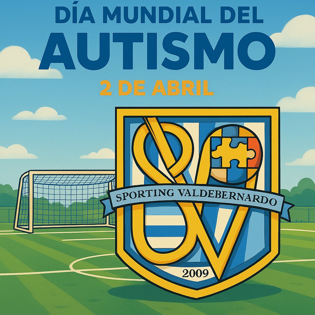 💙⚽ ¡Día Mundial del Autismo! ⚽💙
Hoy, 2 de abril, nos unimos al Día Mundial del Autismo para promover juntos la visibilidad, la aceptación y el respeto hacia todas las personas con autismo y sus familias.
¡Todos diferentes, todos únicos, todos importantes! 🧩💙