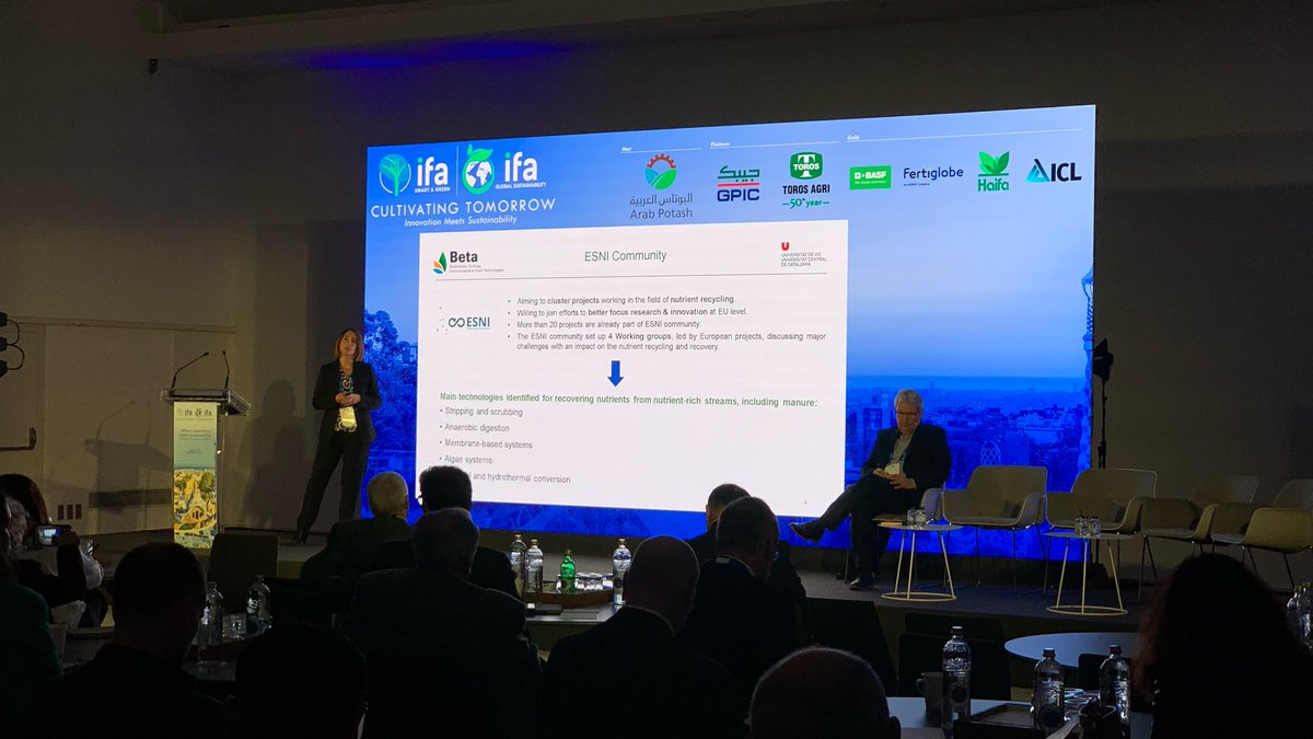 📢 We’ve been at #IFACultivatingTomorrow2025 Conference, where <a href="/Laia_Llenas/">Laia Llenas</a> presented innovative technologies and strategies for efficiently recovering and reusing nutrients from manure and other organic sources.

A step forward for circular #agriculture! 🌱

<a href="/FertilizerNews/">International Fertilizer Association</a>
