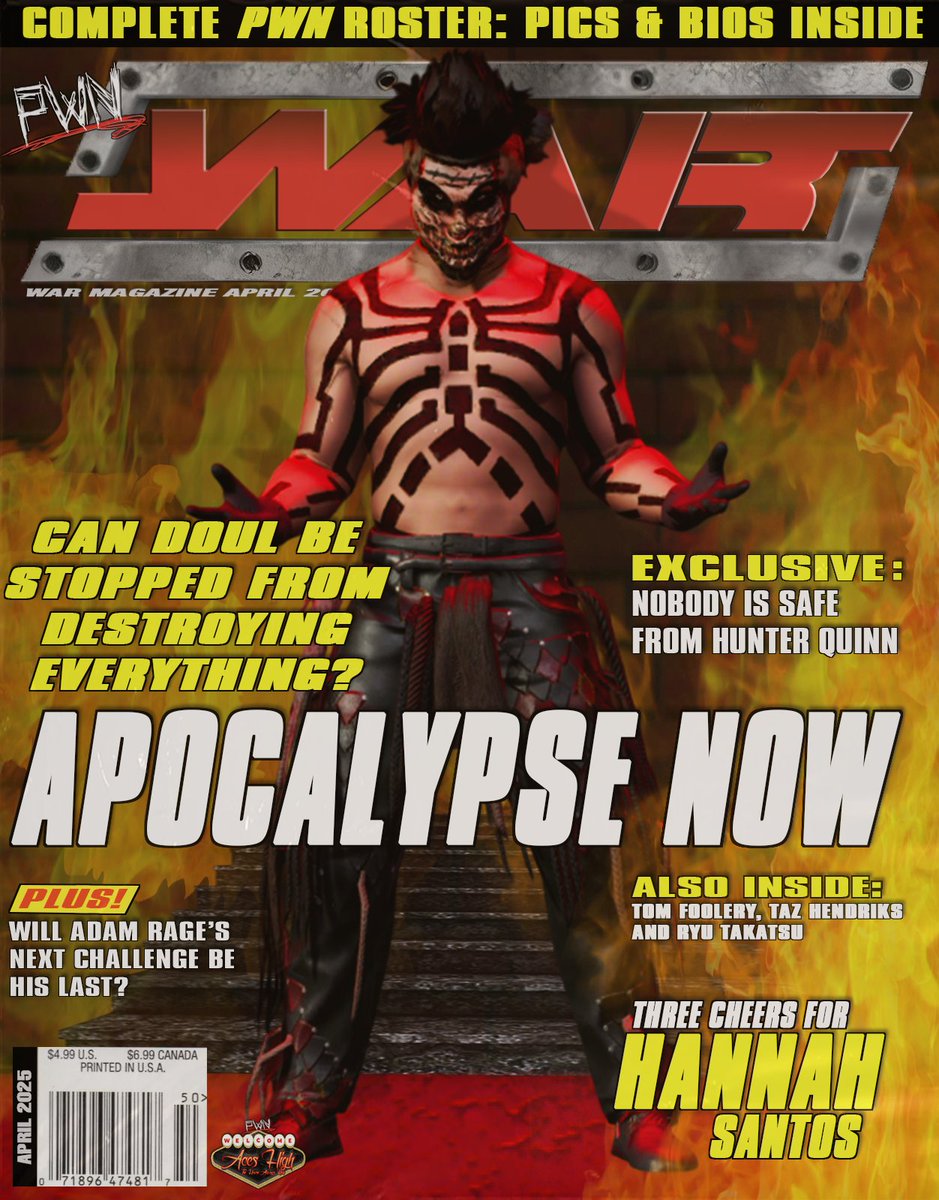 Premier Wrestling Network (@pwn_caw) on Twitter photo PWN Magazine out for the month of April! covering the arrival of the The Thing That Should Not Be....the Violent, Psychotic Demon known as Broken Doul (<a href="/MrHeymanator/">The Broken One โญ๏ธ</a>)
This and of course much more from the PWN Roster in this STACKED edition!
(Content updates coming soon!) PWN Magazine out for the month of April! covering the arrival of the The Thing That Should Not Be....the Violent, Psychotic Demon known as Broken Doul (<a href="/MrHeymanator/">The Broken One โญ๏ธ</a>)
This and of course much more from the PWN Roster in this STACKED edition!
(Content updates coming soon!)