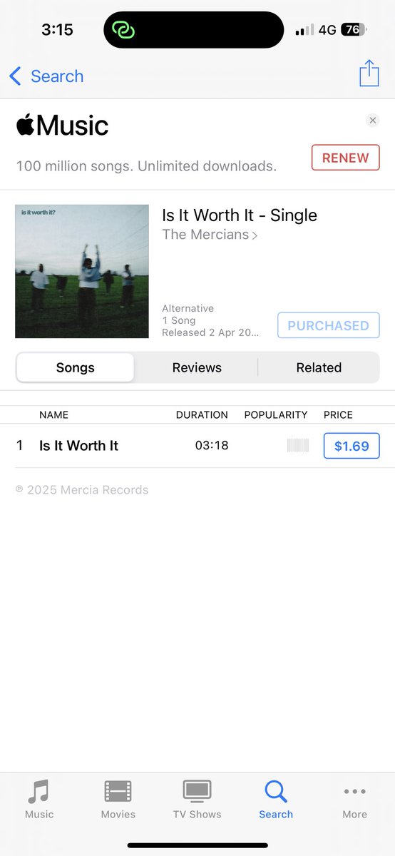 MerciansFan's tweet image. Have you got the new single Is It Worth It? 
@TheMercians