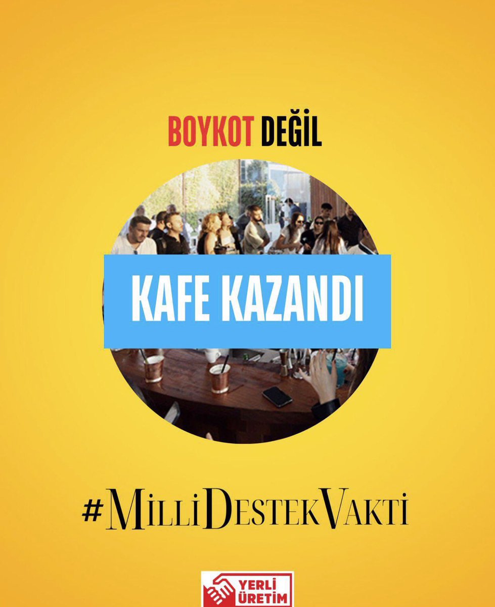 Boykot değil Milletimiz kazandı.

#MilliDestekVakti 🇹🇷
