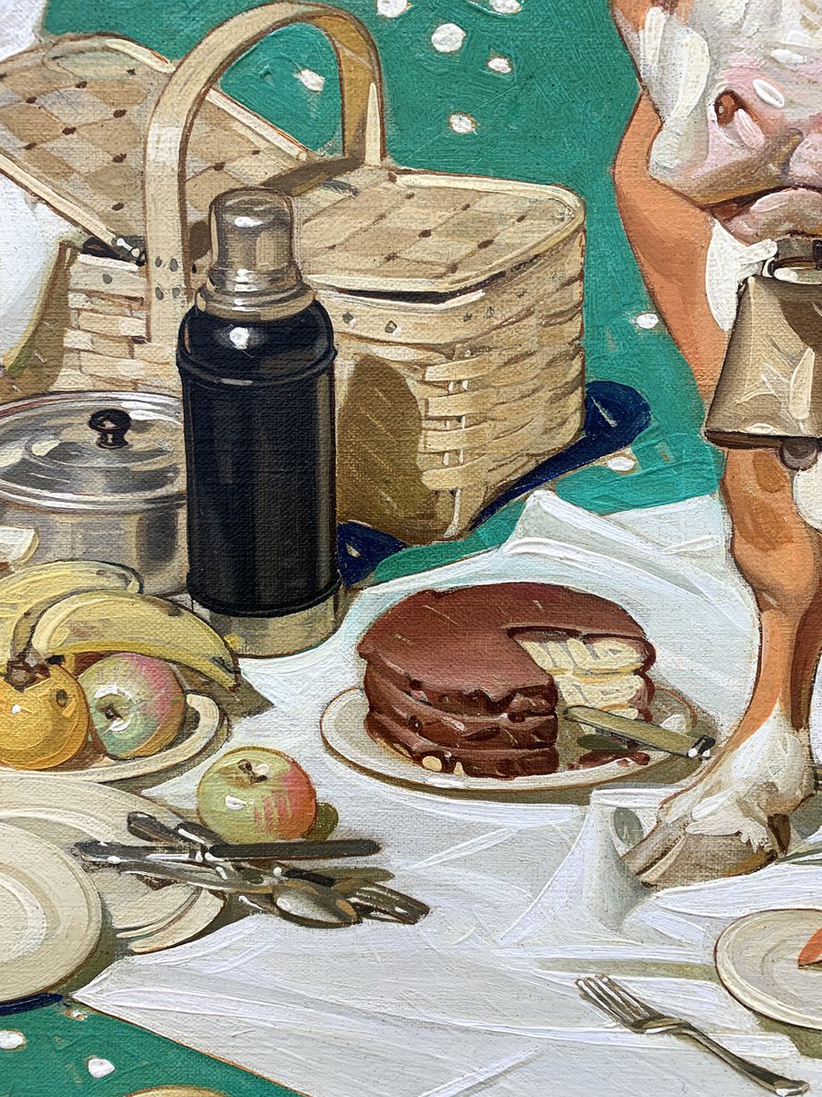 neptuniite's tweet image. We have some beautiful leyendecker originals at work today!!