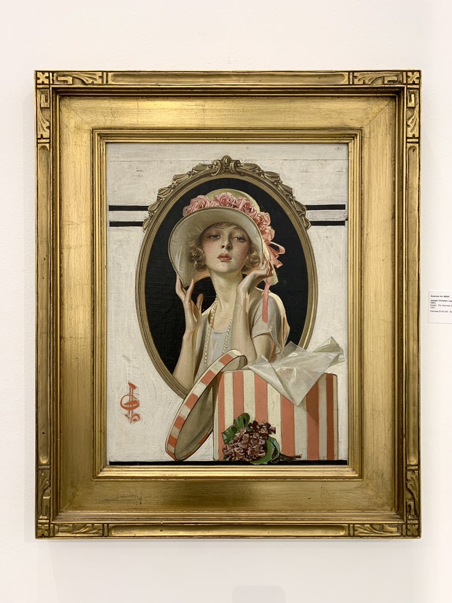 neptuniite's tweet image. We have some beautiful leyendecker originals at work today!!