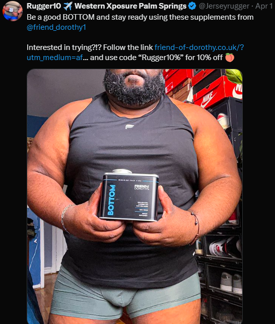 Friend of Dorothy Supplements tweet media