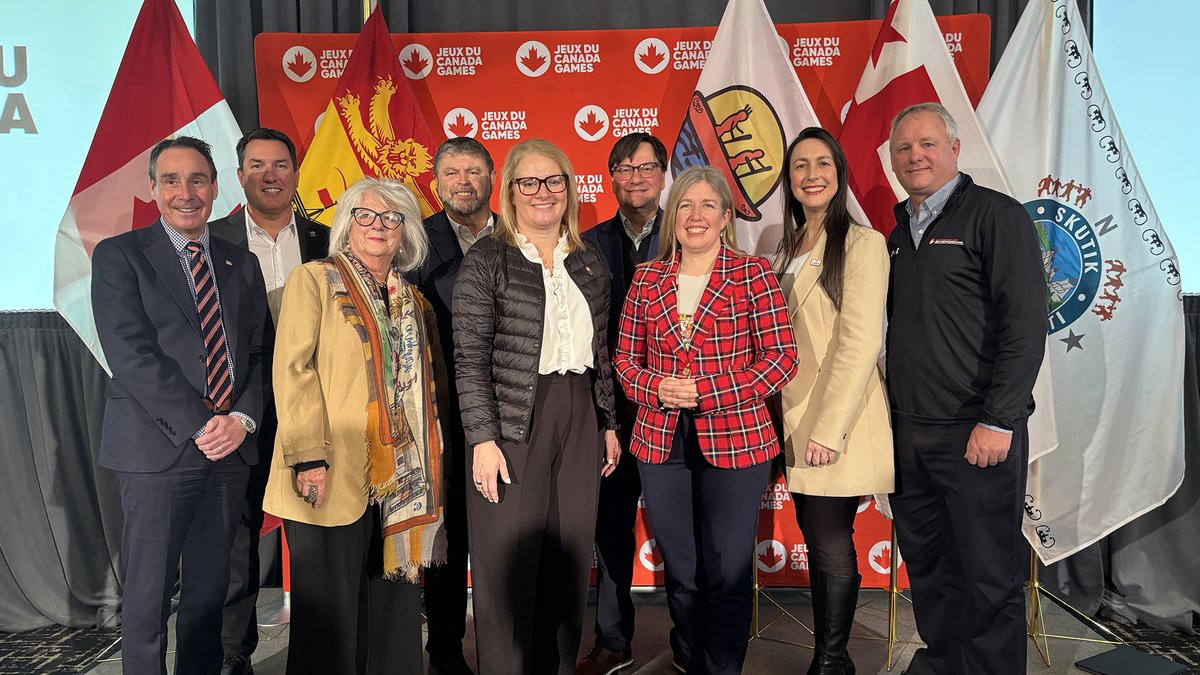 CanadaGames's tweet photo. We are pleased to name @CityOfMoncton and the Saint John Region as the official hosts of the 2029 Canada Summer Games. @Gov_NB

Read More: https://t.co/jdrbqdA983

#CanadaGames #2029CanadaGames https://t.co/K00l3twA9s
