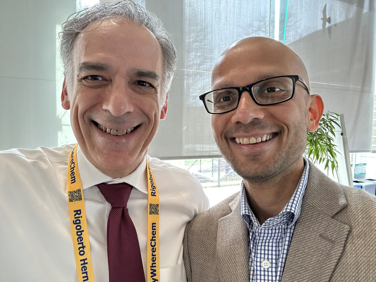 Rigoberto Hernandez (@everywherechem) on Twitter photo Lucky to run into @tiwarylab at today’s HPC Symposium at <a href="/JohnsHopkins/">Johns Hopkins University</a> .
Always great to ride on potential energy landscapes with him. Lucky to run into @tiwarylab at today’s HPC Symposium at <a href="/JohnsHopkins/">Johns Hopkins University</a> .
Always great to ride on potential energy landscapes with him.