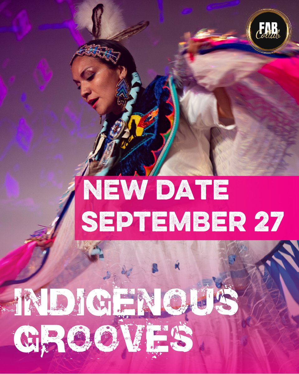 FabCollab (@fabcollablive) on Twitter photo 💿 INDIGENOUS GROOVES💿
❗️DATE CHANGE❗️Sept 27
Refunds are available for those who have purchased tickets already but cannot make the new date. Contact TD Music Hall by April 17th to process a refund.
Box office: 416-872-4255
Email: contactus@mh-rth.com 💿 INDIGENOUS GROOVES💿
❗️DATE CHANGE❗️Sept 27
Refunds are available for those who have purchased tickets already but cannot make the new date. Contact TD Music Hall by April 17th to process a refund.
Box office: 416-872-4255
Email: contactus@mh-rth.com