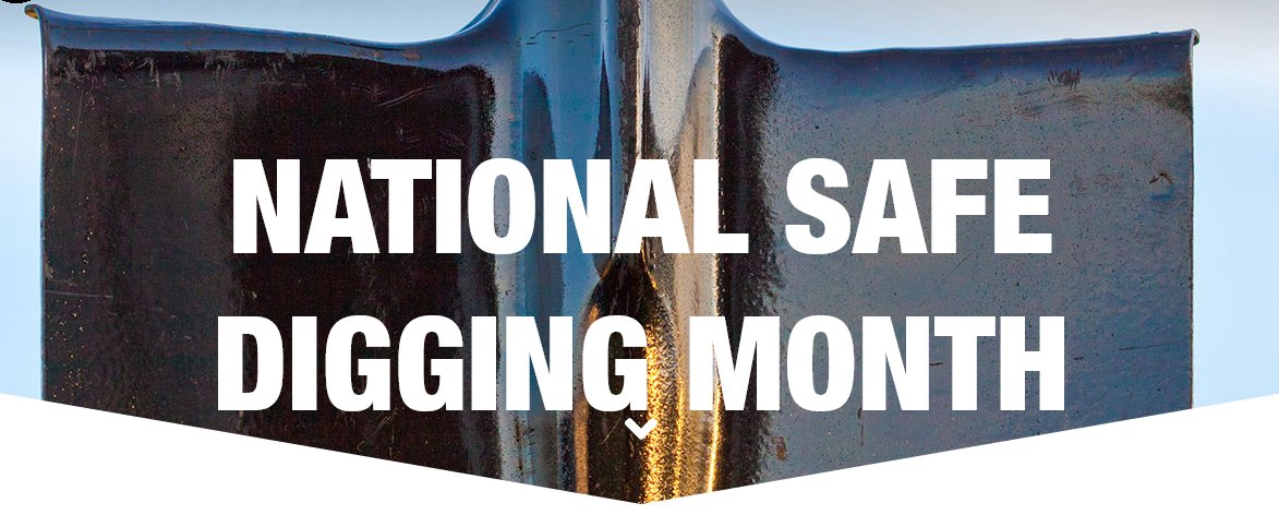 TexasPipelines's tweet image. It's National #SafeDiggingMonth. All year round, let's be aware of what's down below. Every dig counts and every project that involves digging needs to be located before ground is broken. #pipelines #gaslines #construction #811 #gardening #homeimprovement texas811.org
