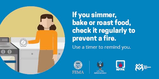 Sparky_Fire_Dog's tweet image. If you're simmering, baking, or roasting food, make sure to check it regularly to prevent a fire. Use a timer to remind you—it's an easy way to stay safe while cooking. Stay alert, stay safe! nfpa.social/4iQWu7p
#FireSafety #CookingSafety #KitchenSafety