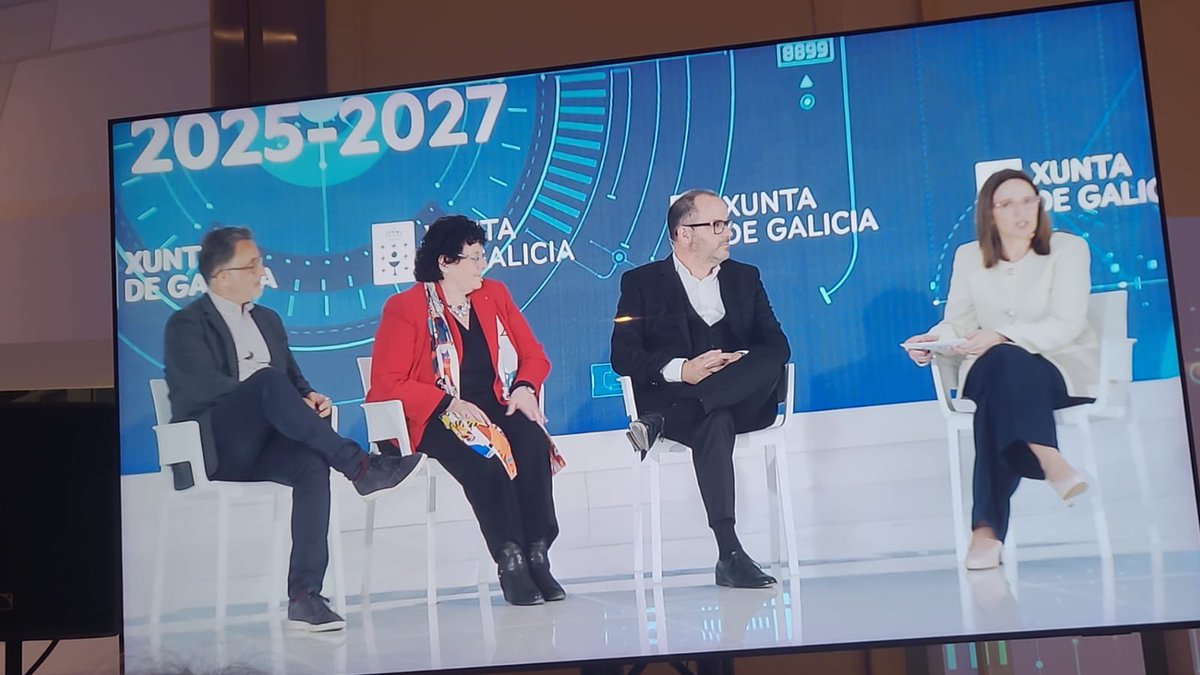 Presentación del Plan Galego de Investigación e Innovación 2025 -2027.

África González ha asistido a la presentación y ha participado en una mesa redonda.

<a href="/cinbio_uvigo/">CINBIO</a> <a href="/uvigo/">Universidade de Vigo</a> #gain #cidadedacultura #investigación #innovación