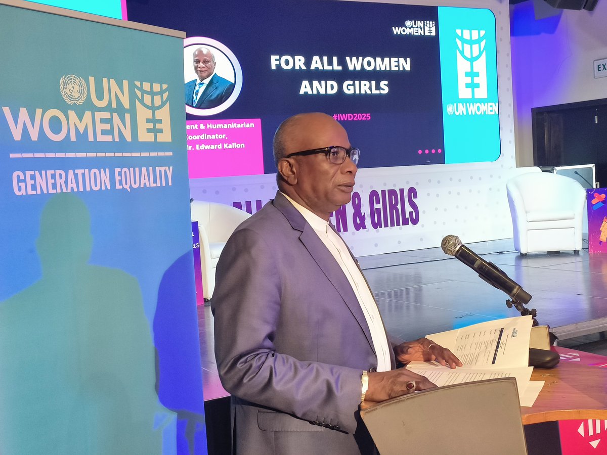 Today <a href="/UN_Women/">UN Women</a> was pleased to host Government, Development Partners, Private Sector and Women's Organisations in celebrating Women and Girls as we mark #IWD2025. Multistakeholder Partnerships are critical to influence policies, and drive cultural shifts on Gender <a href="/unwomenafrica/">UN Women Africa</a>
