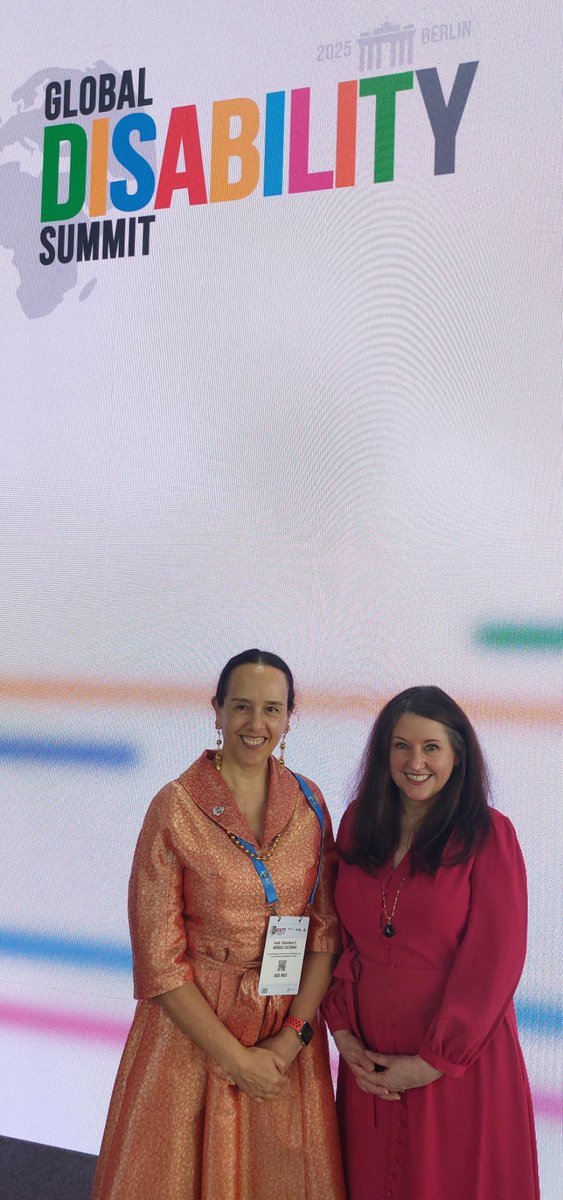 Hoy, Día Mundial del #Autismo, la Emb. <a href="/FranciscaE_ME/">Francisca Méndez</a> encabeza delegación mexicana 🇲🇽 en la Cumbre Mundial sobre #Discapacidad #GDS2025 en #Berlín, impulsando el compromiso de #México en la inclusión real en el #trabajo y acceso integral a #salud para personas con #discapacidad