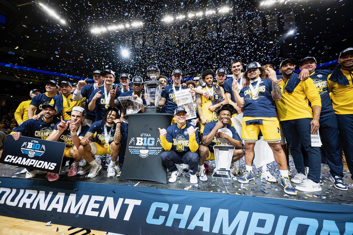 We’re here to cut down nets. Special year 1 with <a href="/umichbball/">Michigan Men's Basketball</a> #GoBlue