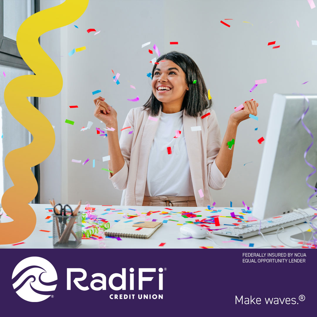 radificu's tweet image. 🎉 RadiFi members — your loan offers are in!
You could be pre-approved for auto, credit card, or personal loans. 💥
Check now 👉 pulse.ly/ftqsh64rww

Perks made just for you. 💙
#MakeWavesWithRadiFi #PreApproved #CreditUnionPerks
