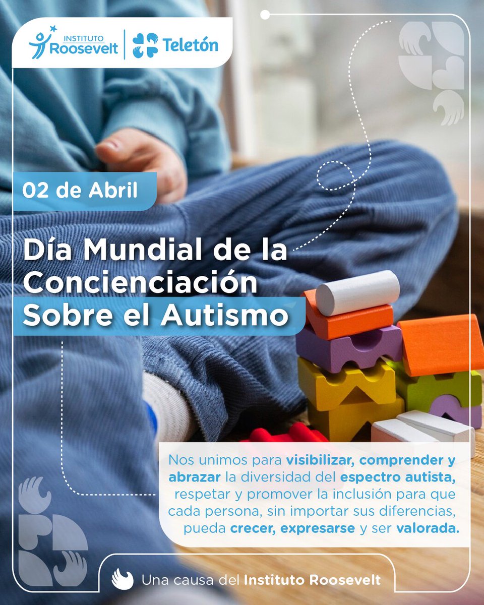 🌍 #Hoy promovamos la inclusión y la comprensión. 💙 La concienciación no es solo un día, es un compromiso de todos los días. 💡 Hagamos de este mundo un espacio más comprensivo e inclusivo para todos.

#InclusiónParaTodos #Autismo