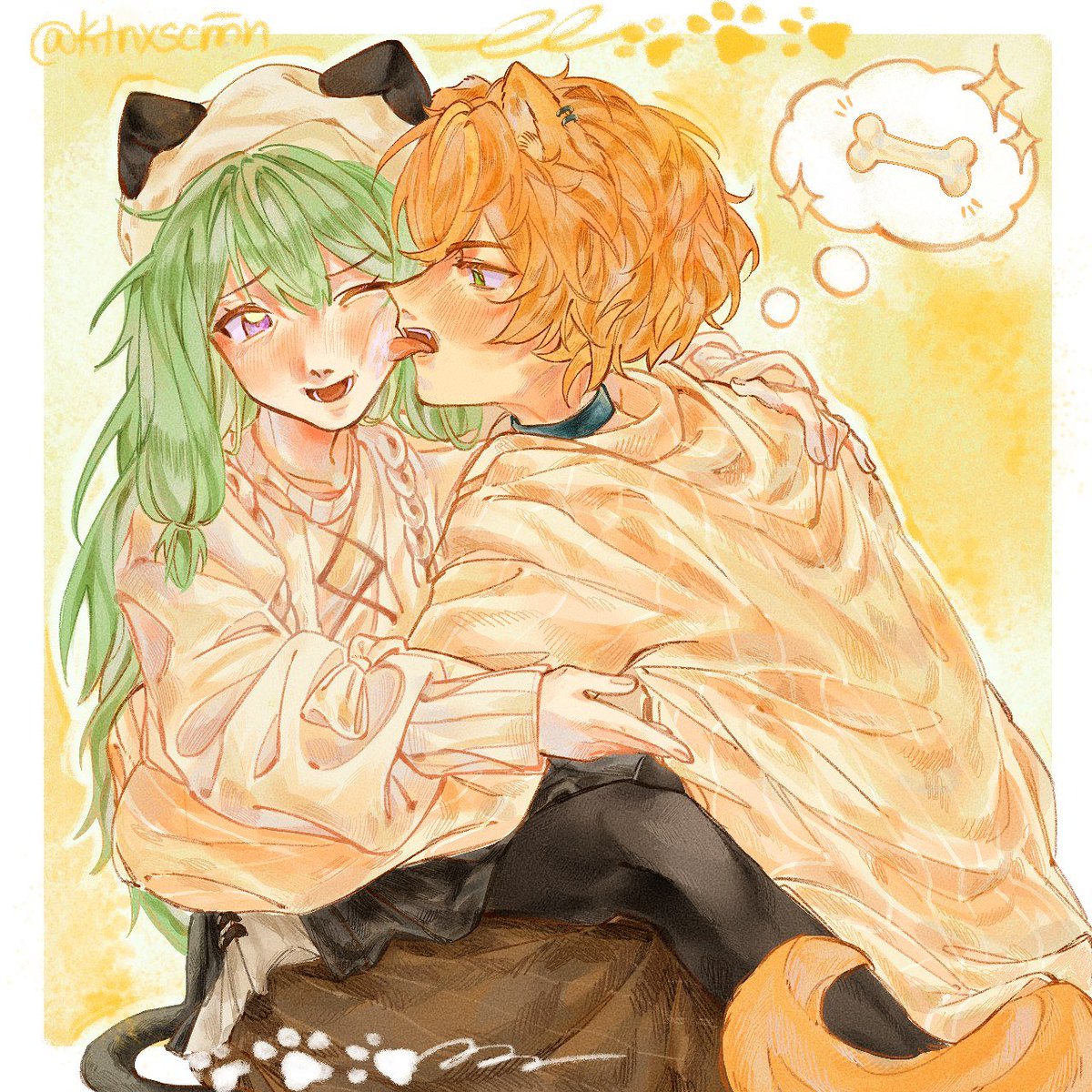 ktnxscmn's tweet image. drooling bf.... 

#akinene #pjsk_fa