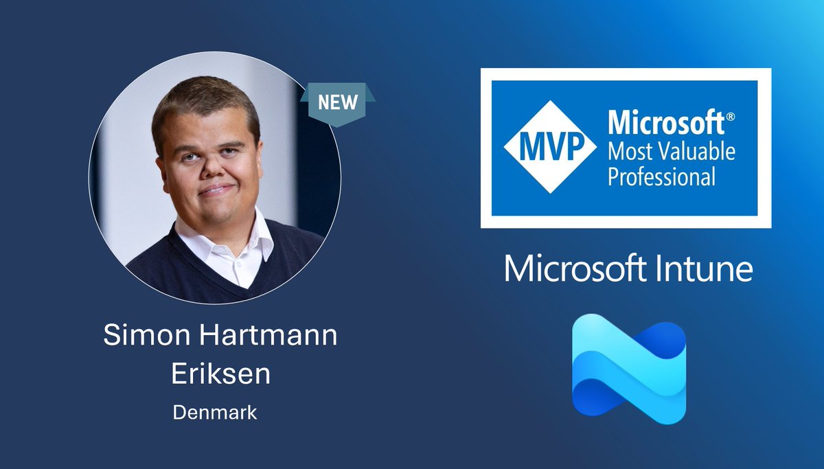 BelaLior's tweet image. Excited to announce the newest addition to our Intune MVP team this month! Meet @Sim0nEriksen , our latest member, joining our group of endpoint and security experts. Welcome aboard, Simon! 🌟 #IntuneMVP #MVPBuzz #MSintune #Intune