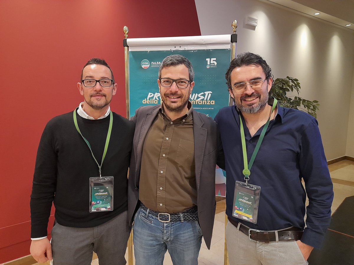 Cisl_Umbria's tweet photo. Luca Minestrini è stato eletto segretario generale #Felsa #Cisl #Umbria, nella sua segreteria Ilaria Spinelli e Marco Bergamini. Il segretario generale nazionale Felsa Cisl Daniel Zanda ha concluso i lavori del 2 aprile 2025 del Congresso Felsa Cisl Umbria
https://t.co/zD2fM3alYw https://t.co/lasz9snaKY