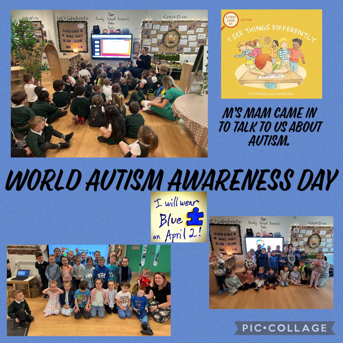 World Autism Awareness Day in Reception 💙 #celebrate #inclusive #acceptance #belonging