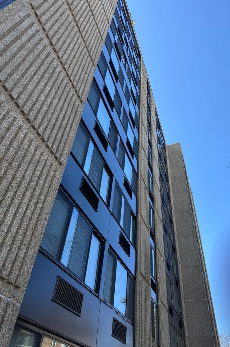 MinerFeinstein's tweet photo. Edgewood Highrise Exterior Nearing Completion

The Edgewood Highrise in Washington, DC exterior gets a significant upgrade with new windows, facade updates and entryway. Check out the before and afters! #affordablehousing, #WashingtonDC, #HarkinsBuilders https://t.co/0QCr2TPRXi