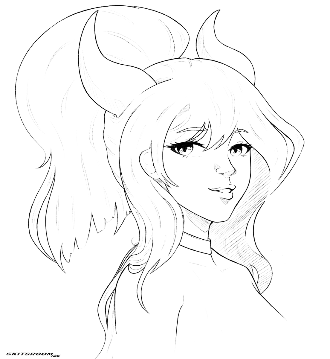 Girls with horns are my weakness 😍 <a href="/Koveliana_Cross/">Koveliana Cross</a>