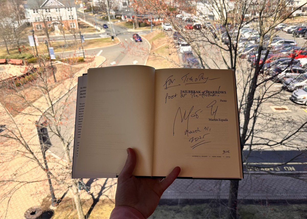 Monday night, we were honored to welcome National Book Award winner Martín Espada back to WCSU for the first reading of his new poetry collection "Jailbreak of Sparrows." Afterwards, he joined Dr. Clements for a conversation with the audience, and signed copies of his new book.