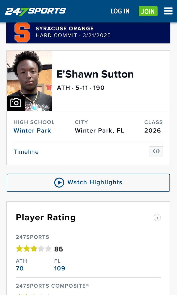 EShawn Sutton 3⭐️ATH (@eshawnsutton) on Twitter photo Blessed to be recognized as a 3 star ATH by 247Sports 🙏 70th in the 🌎 !!!!@TomLoy247 <a href="/WPCatsFootball/">Winter Park Football</a> <a href="/CoachHoats/">Coach Chris Hoats</a> <a href="/B_Dyer2/">Brandon Dyer</a> <a href="/Coach_2CAP/">Tommy Caporale</a> <a href="/CoachDRedd/">Devin Redd</a> Blessed to be recognized as a 3 star ATH by 247Sports 🙏 70th in the 🌎 !!!!@TomLoy247 <a href="/WPCatsFootball/">Winter Park Football</a> <a href="/CoachHoats/">Coach Chris Hoats</a> <a href="/B_Dyer2/">Brandon Dyer</a> <a href="/Coach_2CAP/">Tommy Caporale</a> <a href="/CoachDRedd/">Devin Redd</a>