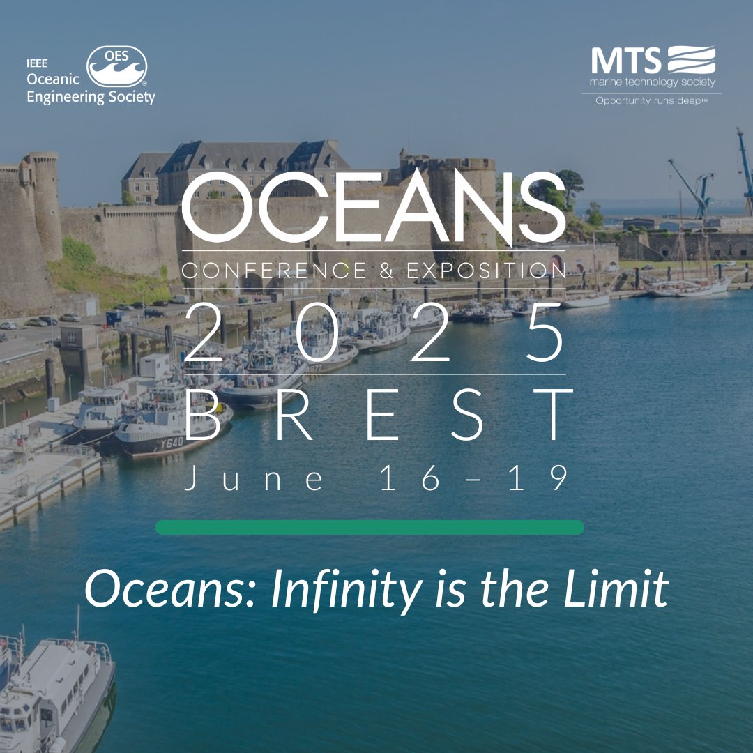 Join us at #OCEANS2025Brest under the theme "Oceans: Infinity is the Limit" to connect with innovators and tackle pressing challenges in ocean science and technology.

📅 Early Bird pricing ends April 11 — save up to €75!

🔗 Register now: brest25.oceansconference.org/register-now/

#OCEANS2025