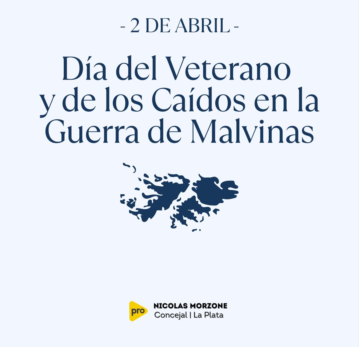 Honor, gloria y memoria por nuestros héroes platenses de Malvinas 🇦🇷♥️