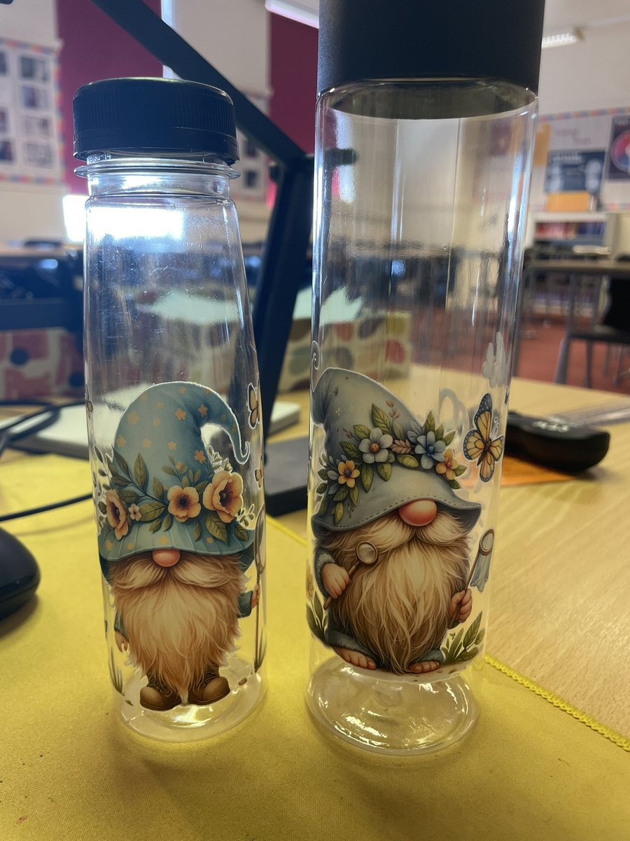 Craft club fun - we will be hydrated and we won’t use single-use bottles. #treadlightly